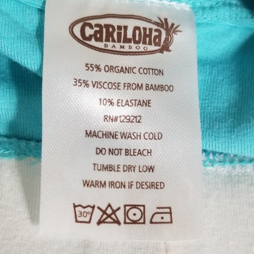 Neu Cariloha Bamboo Activewear S Fit BH Racerback Top Bio Baumwolle Active - Bild 3 von 7