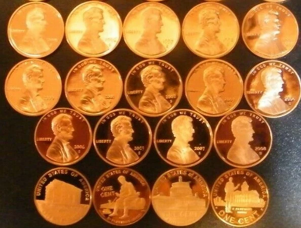 1968~2024 S Lincoln Penny Choice ~ Gem Proof Run 60 Coin Decade Set US Mint Lot - Image 4 of 4