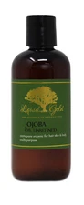 Liquid Gold Jojoba Oil Pure & Organic for Hair Skin & Body Multi Purpose 12 oz