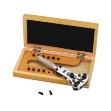 Watch Back Case Opener Band Fixer Repair Tool Kit Wooden Battery Screw Remover