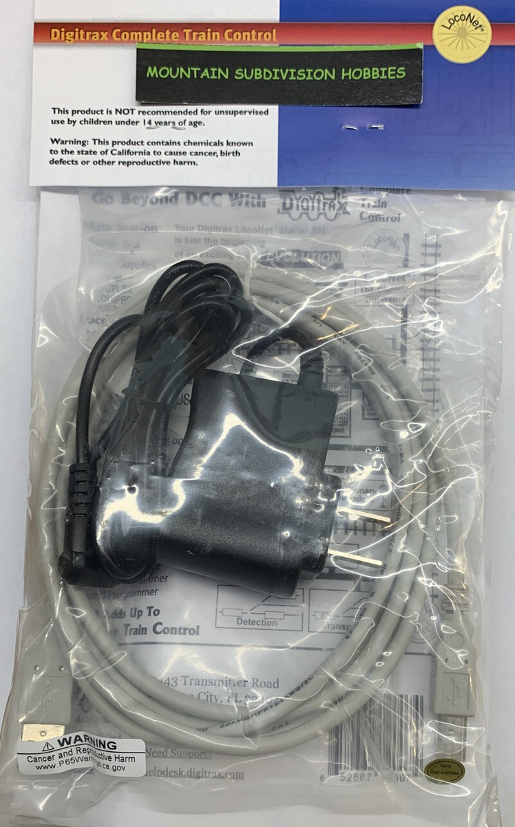 Digitrax PR4 USB to Loconet Interface with Decoder Programmer