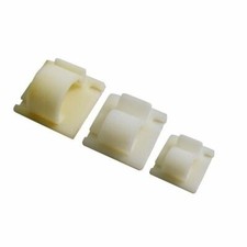 WOT-NOTS CABLE CLIPS SELF ADHESIVE NATURAL 4.5MM PACK OF 2 PWN605