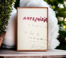 ARTEMISIA PRINT Poster  (1980) by Cy Twombly Published by YVON LAMBERT UNFRAMED