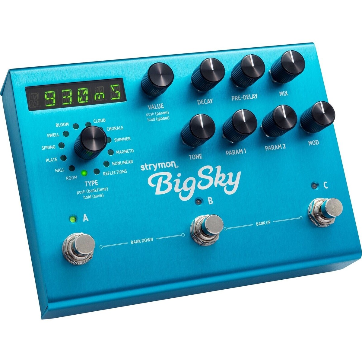 Strymon BigSky Multidimensional Reverb Guitar Effects Pedal New