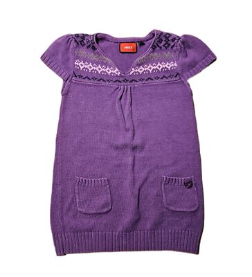 Stylish Original Girl Knit Dress by Mexx Size 7-8 Years 122 128