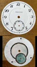HAMILTON 16s ARABIC RAILROAD GRADE DOUBLE SUNK DIAL 1905 Factory NOS
