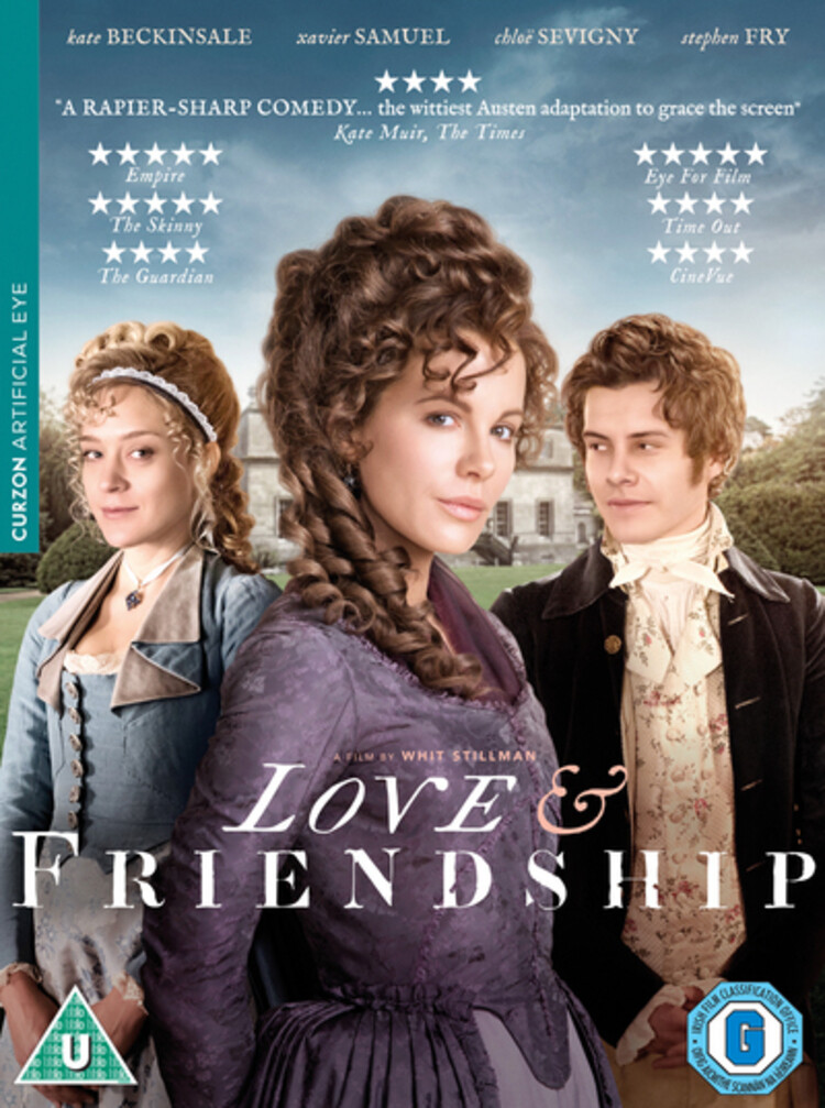 Love & Friendship (DVD) Stephen Fry Justin Edwards Tom Bennett Jemma Redgrave