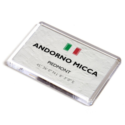 KÜHLSCHRANKMAGNET - Andorno Micca - Piemont - Italien - Lat/Long