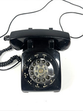 ITT Vintage Rotary Phone Black