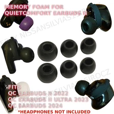 Memory Foam For Bose QuietComfort Earbuds II -2022/2023 Ultra/2024 -Ear Tips