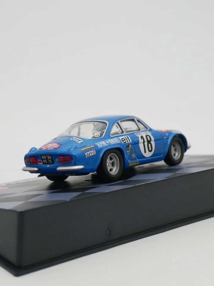 Atlas 1:43 ALPINE RENAULT A110 1800 J. ANDRUET WRC 1973 Diecast Car Model - Image 4 of 4