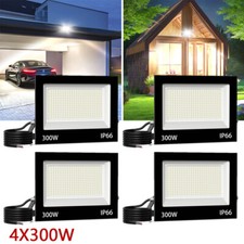 4X300W LED Floodlight Spot Light Security Flood Lights Outdoor Garden Lamp IP66