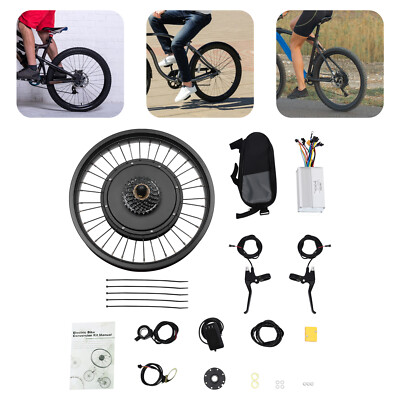 With Battery 20 Inch Fat Tire Electric Bike Front Wheel Conversion