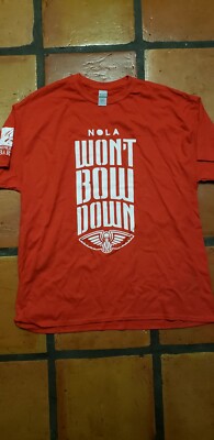 Wont Bow Down Tshirt Given Out At Zion Williamson's Debut Vs Spurs Size XL