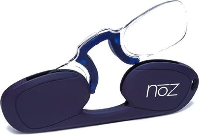 Noz Armless Nose Resting Reading Glasses&Case For Men&Women