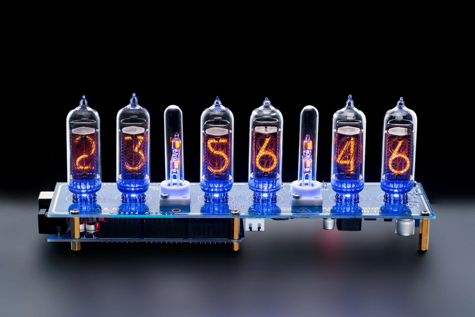 IN-14 Arduino Shield NCS314 Nixie Tube Clock 12/24h[TUBES COLUMNS] FREE SHIPPING - Image 3 of 4