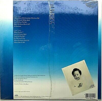 Whitney Houston Whitney LP 1987年5月プレス Whitney Houston Whittney LP 1987年5月プレス