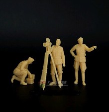 1/72 WWII German Army Photographer Videographer 3pcs Person Plain Soldier