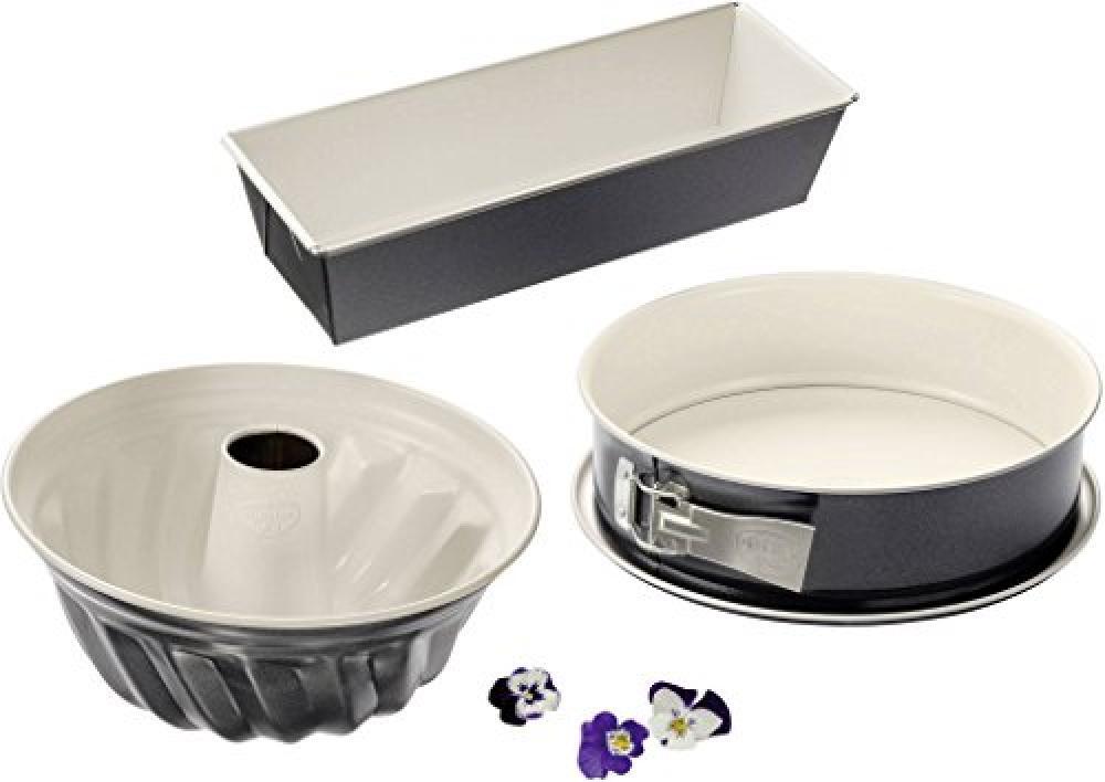 (TG. 3er Backformen-Set) Dr. Oetker - Set di 3 stampi per dolci a forma di prima