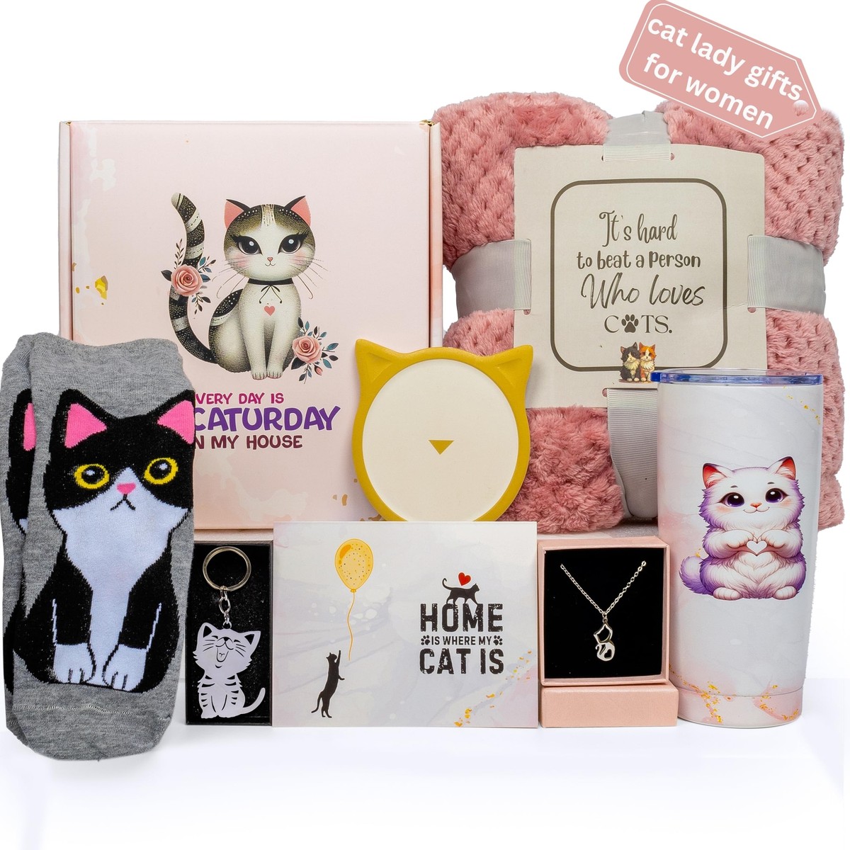 Luxury Cat Mom Gifts for Women Crazy Cat Lady Gifts Cat Gifts for