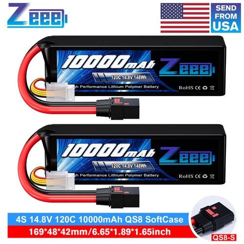 Zeee 3S LiPo Akku 11,1V 120C 1300mAh mit XT60 Steck für UAV Drones FPV
