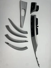 12-18 OEM BMW F30 F36 335 Central Console Dash Doors Aluminum Interior Trim SET