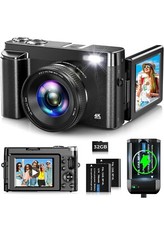 Digital Camera for Photography Autofocus 48MP Vlogging Camera for YouTube wit
