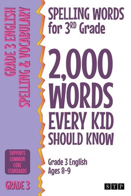 Spelling Words for 3rd Grade Stp Books Taschenbuch Englisch 2024 STP Books