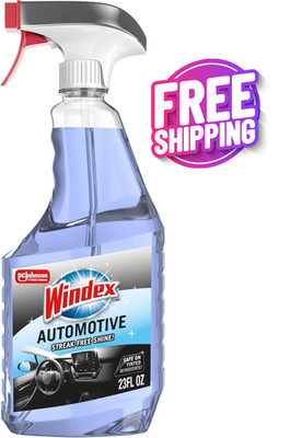 Windex Automotive Glass Cleaner 23oz Streak Free Shine for Car Windows & Mirrors