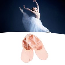 Kid Girl Ballet Slippers Soft Elastic Breathable Toddler Children Dance Shoes
