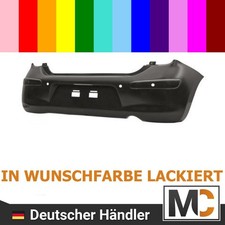 Lackiert Stoßstange hinten PDC dunkelgrau für Nissan Micra IV K13 2010-06/2013