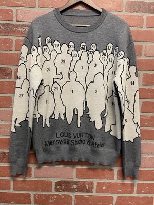 Size L - Louis Vuitton x Virgil Studio Jacquard Pullover | eBay