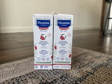 2 X Mustela Baby Soothing Moisturizing Cream For Very Sensitive Skin 1.35 Ounces