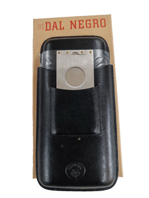 Dal Negro - LEATHER Cigar Holder with Guillotine