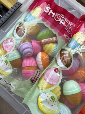 3 Bags New Dessert Shop Egg Hunt With 12 Candy Filled Smarties Easter Eggs,1.9oz