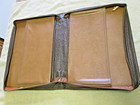 vintage chrysler pentstar marked leather document portfolia clutch case — photo 10