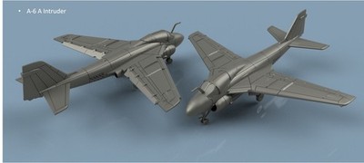 L'Arsenal Models 1/350 A-6 A INTRUDER UNFOLDED WINGS (5) 3D Printed Set