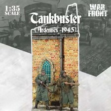 1/35 Tankbuster Ardennes 1945 German Soldiers Diorama Resin Kit War Front