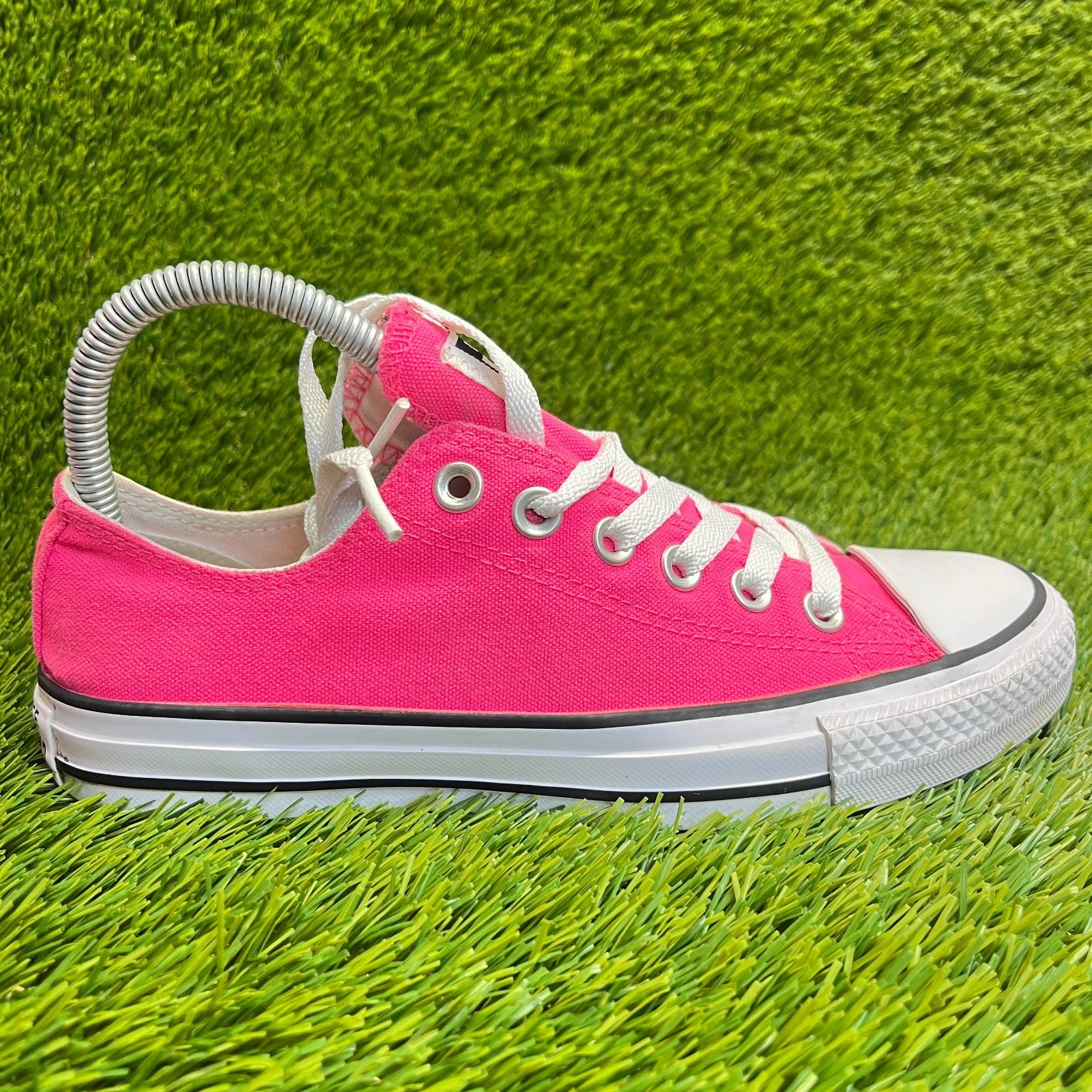 Scarpe da ginnastica Converse Chuck Taylor All Star basse donna taglia 7 rosa sneakers