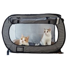 Necoichi Stress-Free Enclosure Cat Travel Carrier Cage 31.8" L x 20.0" W x 20...