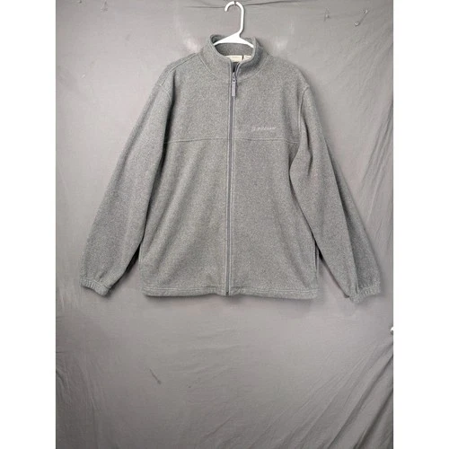 Boeing Mens Full Zip Fleece Jacket Grey XL 0220380 - product listing photo