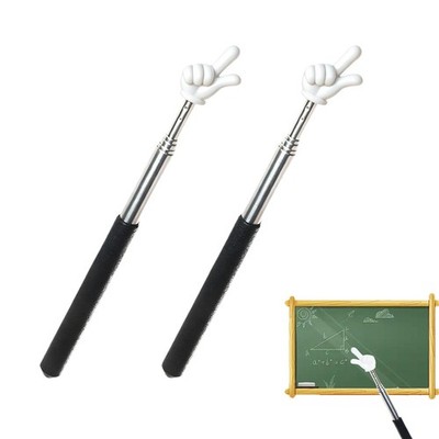 Pointer Finger Stick,Telescopic Finger Teacher Pointer Stick for Classroom Ha...