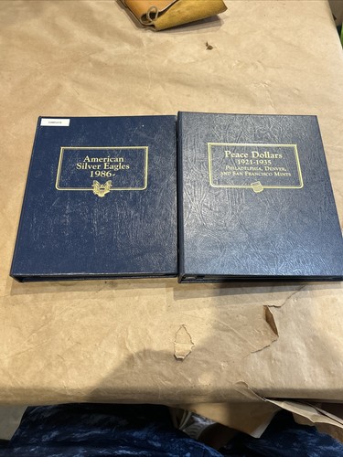 Whitman Classic Album #9130 / 3395 "Empty" Peace Dollars And ASE Pre-Owned