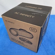 AC Infinity 6" Flexible Duct Tubing, 8 ft length, 4-layer Protection, AI-DTA6-8