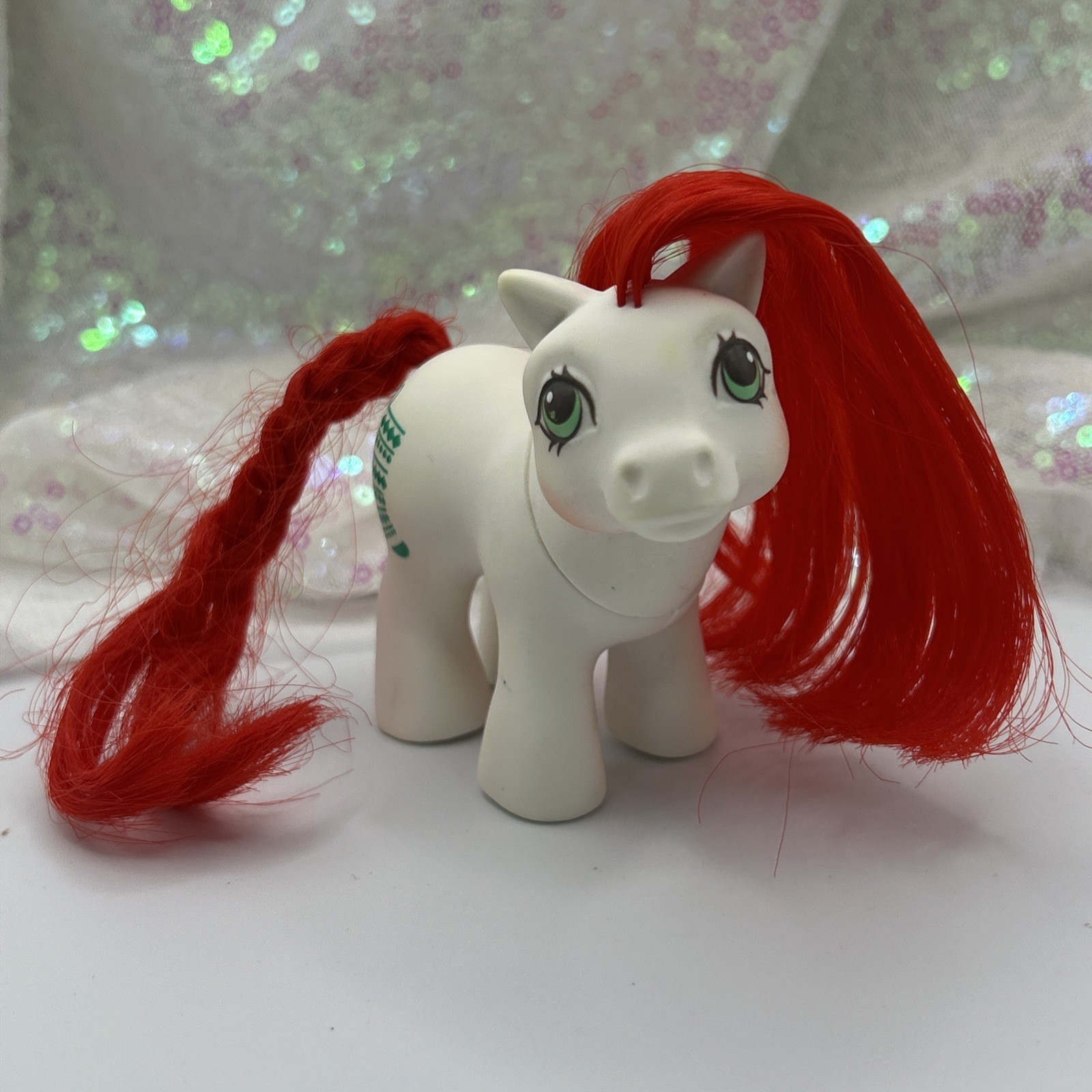 Calze bambino vintage My Little Pony G1 Kelloggs per corrispondenza capelli rossi