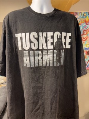 Tuskegee Airmen Double Sided Black T-Shirt Flying For Freedom 3XL