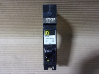Square D FY FYB FYB14030B 1 Pole 30 Amp B Phase Gray Circuit Breaker
