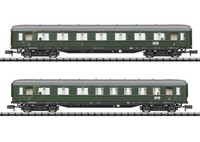 Minitrix 18287 N 2Er Set Schnellzugwagen D 96 Set 2 Ep. Iii Db