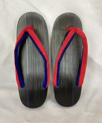 DEAR VANILLA AUTHENTIC Japanese vintage GETA KIMONO SANDALS 23cm US woman SIZE 6