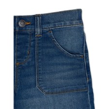 Wonder Nation Girls Denim Shorts With Cuff, Size M Denim --A24--